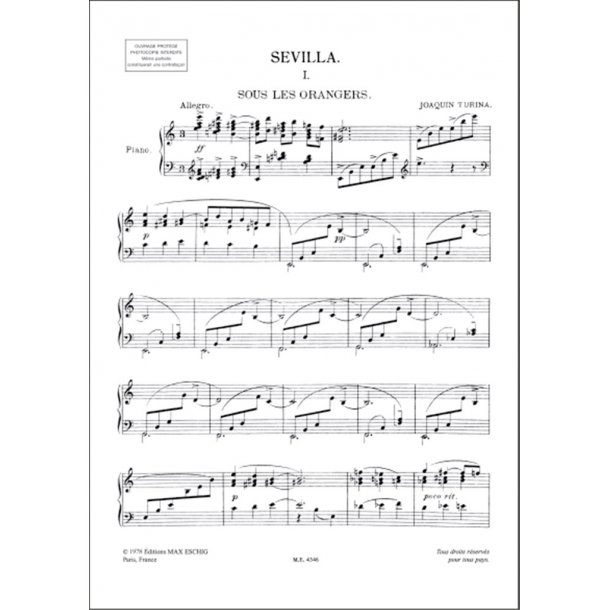 Sevilla Suite Op 2 Piano (N 1-2-3